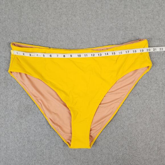 NWT J. Crew Swim Bottom Size 3X Yellow BF178 - Picture 8 of 9